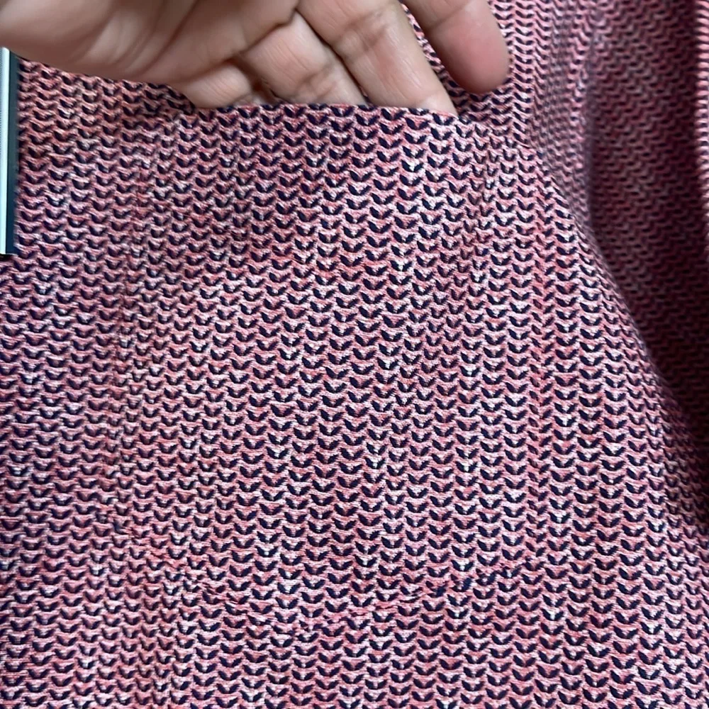 ROUNDTREE & YORKE Men’s Short Sleeve Printed Sport Shirt Size L Red - Picture 4 of 9